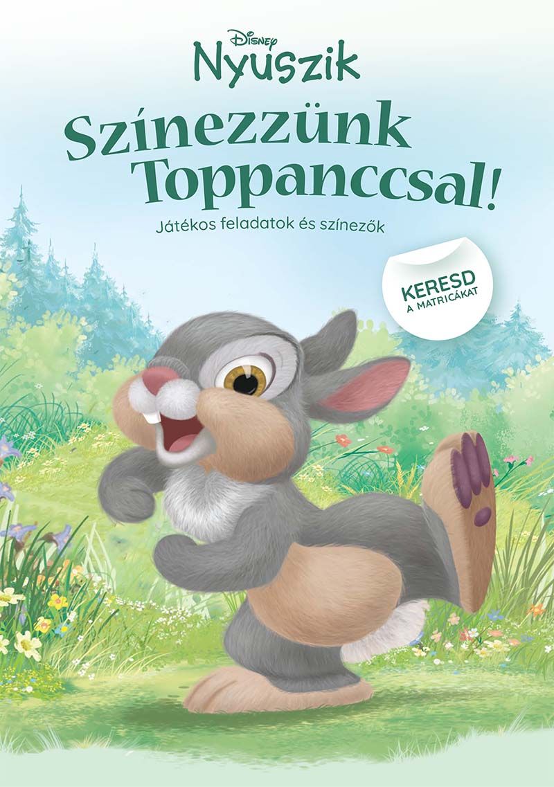 Disney nyuszik - színezzünk toppanccsal!