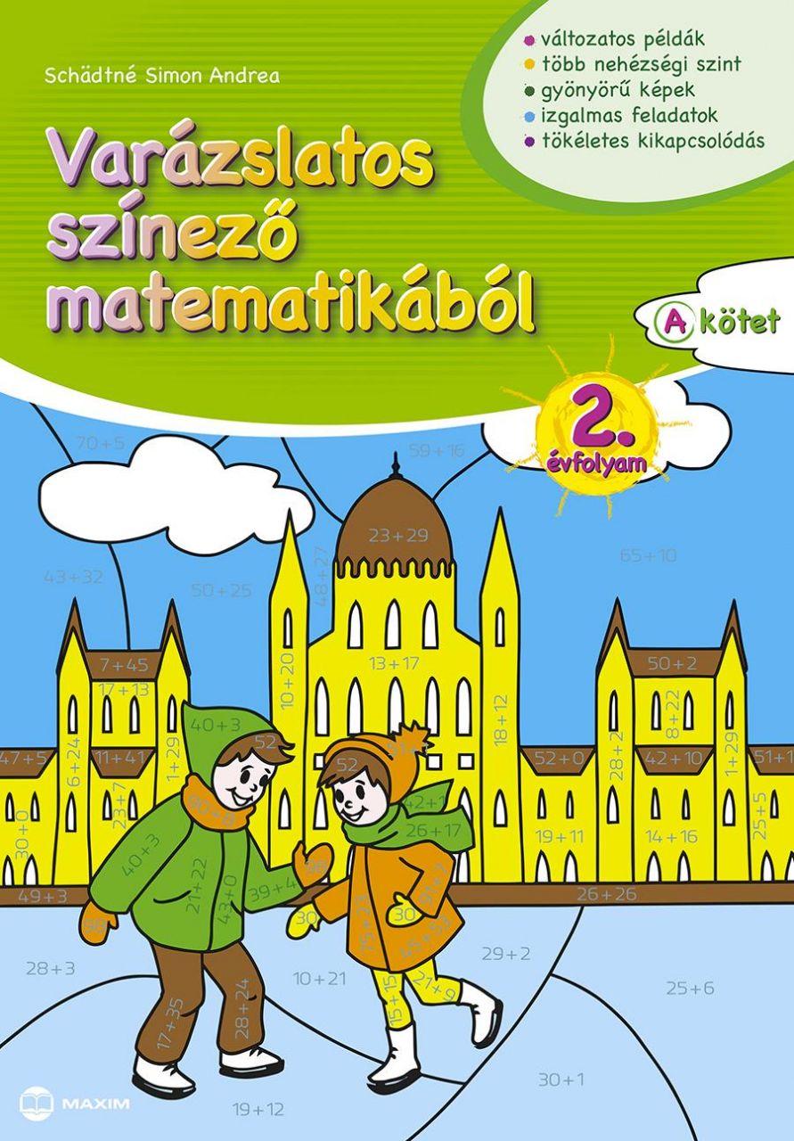 Varázslatos színező matematikából 2. évfolyam - a kötet