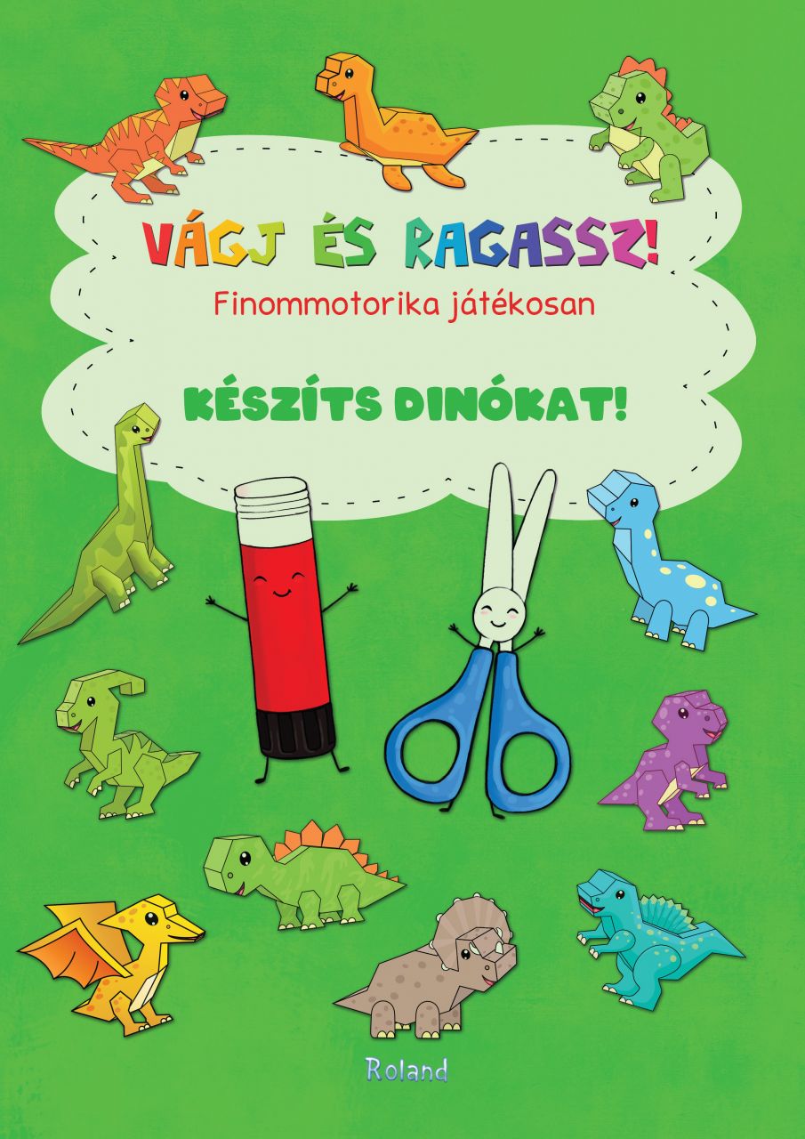 Vágj és ragassz! készíts dinókat!