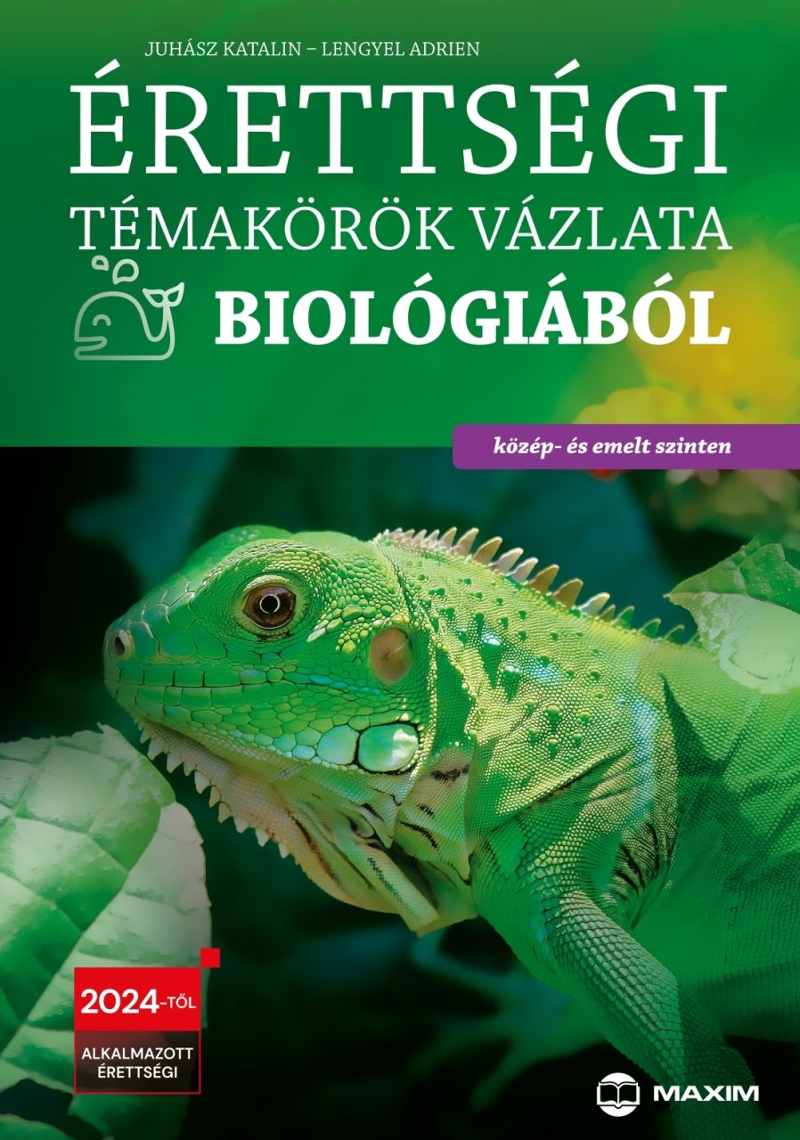 Érettségi témakörök vázlata biológiából (közép- és emelt szinten)  2024-től érv