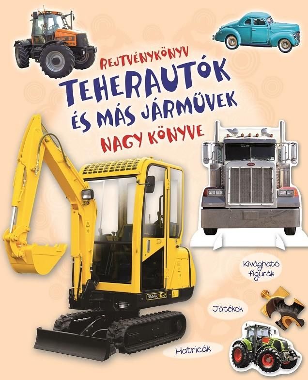 Rejtvénykönyv - teherautók és más járművek nagy könyve