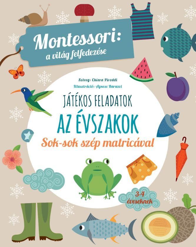 Játékos feladatok - az évszakok (montessori: a világ felfedezése)