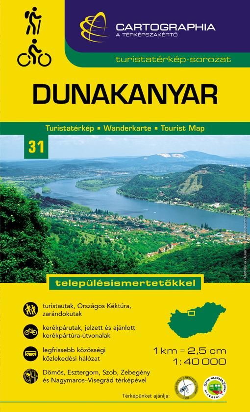 Dunakanyar turistatérkép "sc"