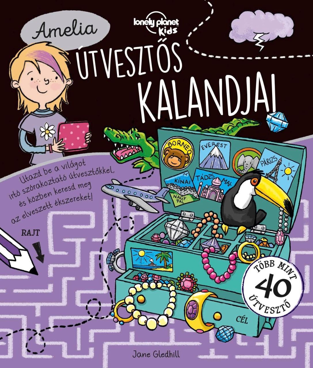 Amelia útvesztős kalandjai - lonely planet foglalkoztató könyv