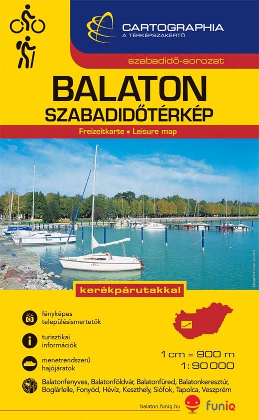 Balaton szabadidőtérkép 1:90 000 - "sc" -