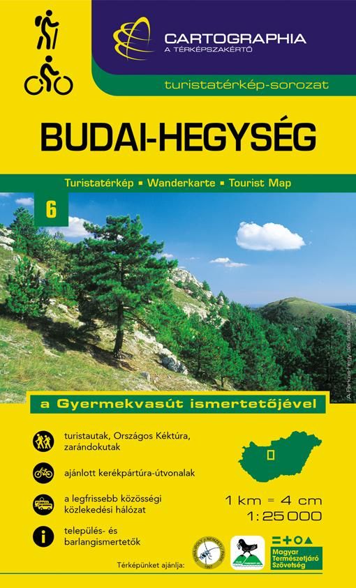 Budai-hegység turistatérkép - cart. - "sc" -