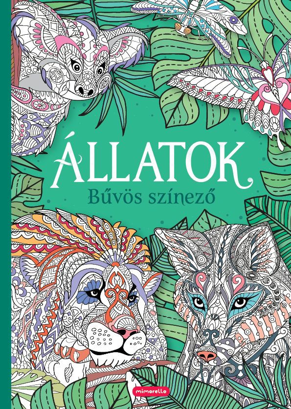 Állatok - bűvös színező