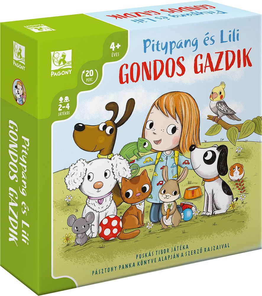 Pitypang és lili - gondos gazdik - társasjáték