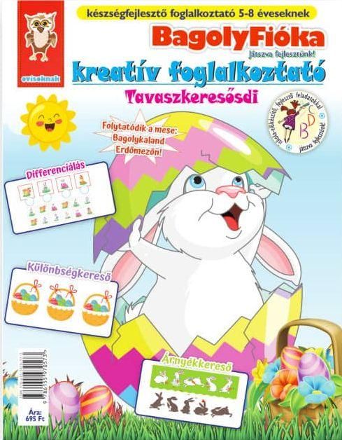 Bagolyfióka - tavaszkeresősdi kreatív foglalkoztató