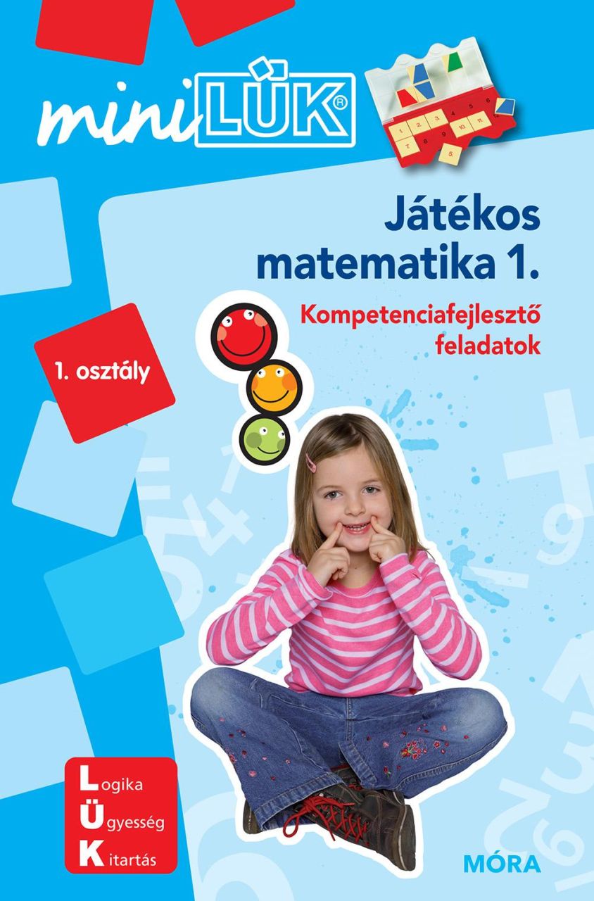 Játékos matematika 1. - kompetenciafejlesztő feladatok 1. osztály - minilük(kék)