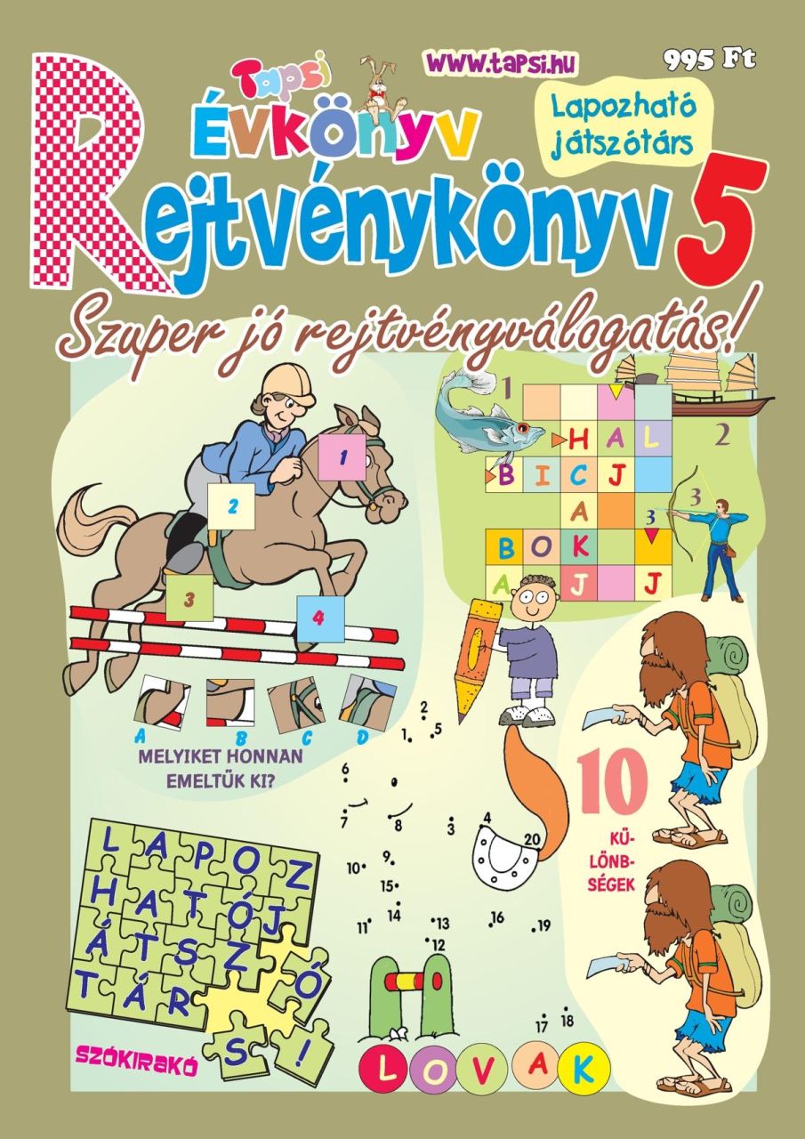 Tapsi évkönyv - rejtvénykönyv 5.