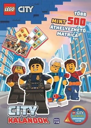 Lego city - city kalandok - több mint 500 áthelyezhető matrica