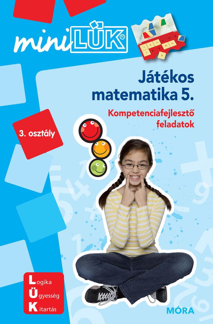 Játékos matematika 5. - kompetenciafejlesztő feladatok 3. oszt. - minilük kék