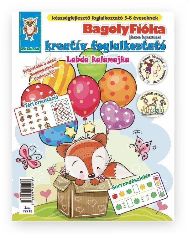 Bagolyfióka - kreatív foglalkoztató - labda kalamajka