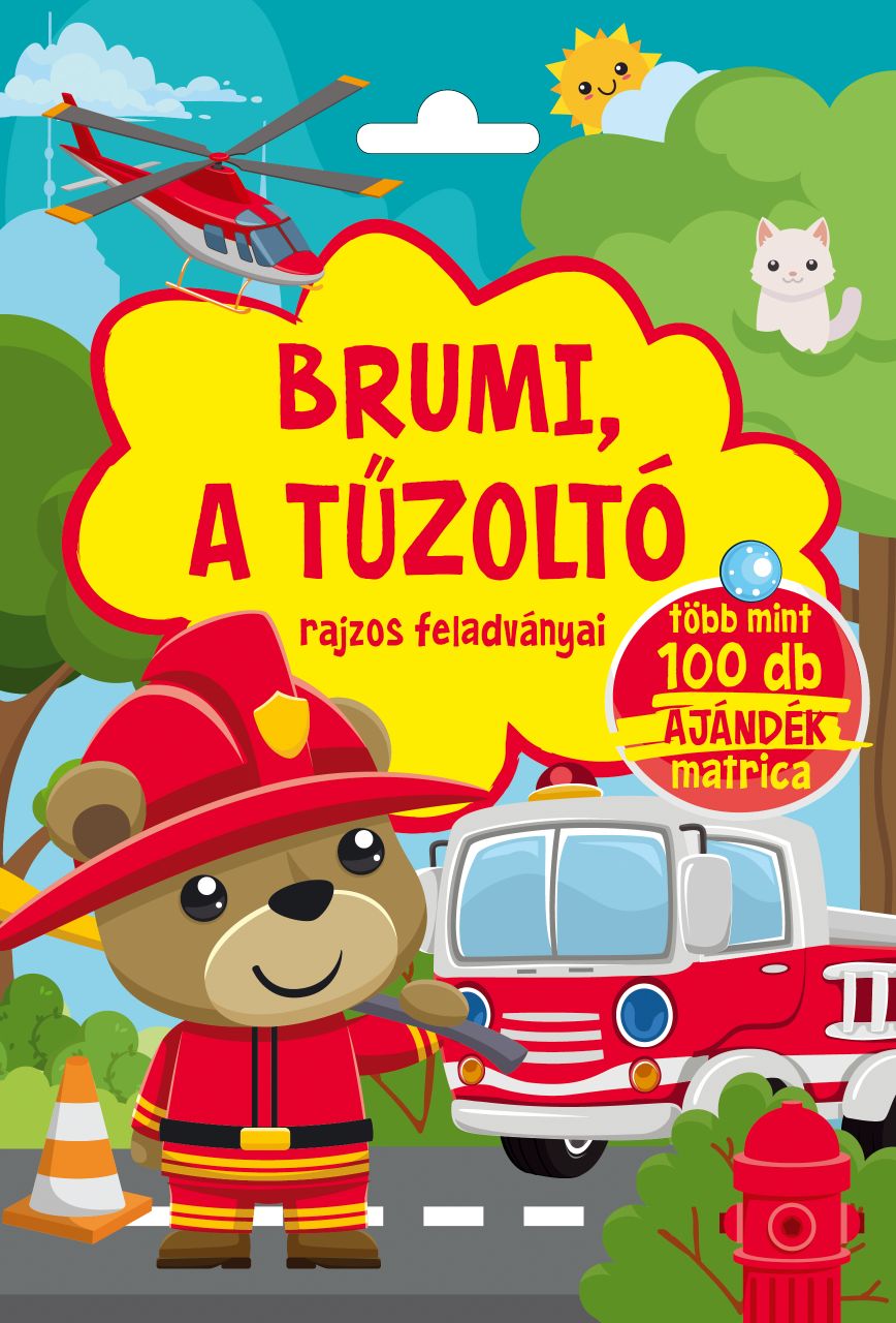 Brumi, a tűzoltó - rajzos feladványai