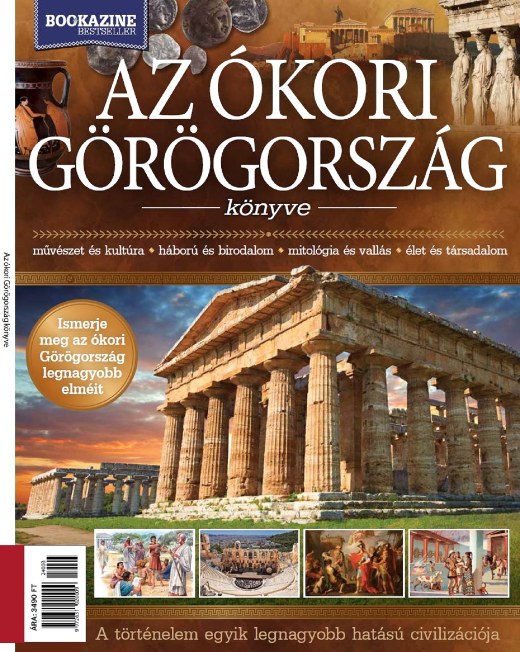 Az ókori görögország könyve - bookazine bestseller 2024/3.