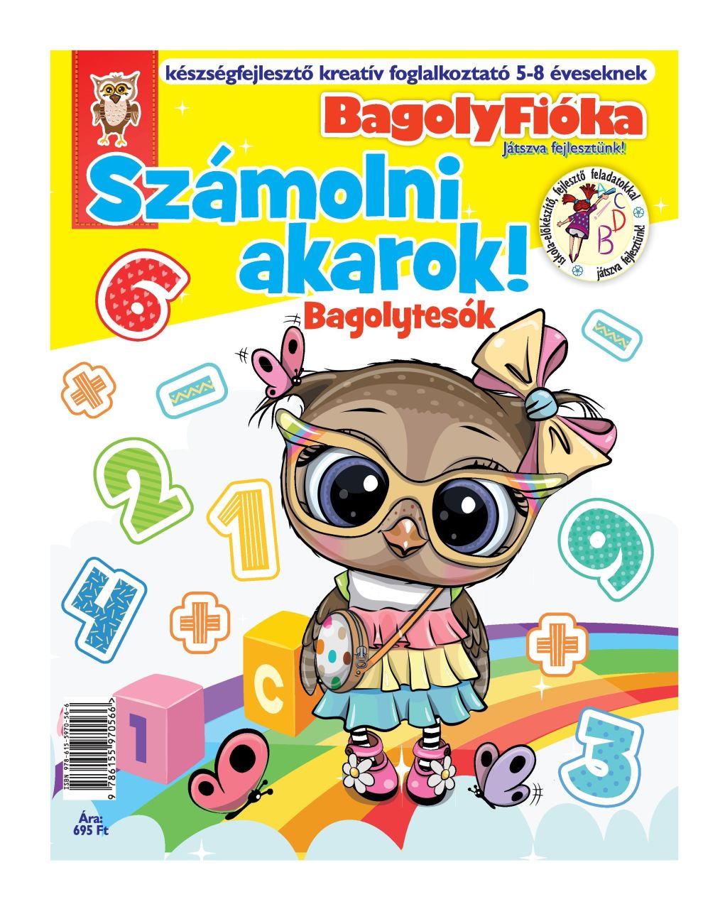 Bagolyfióka - számolni akarok! bagolytesók kreatív foglalkoztató