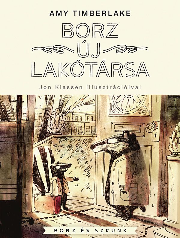 Borz új lakótársa - borz és szkunk