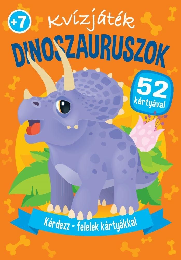 Kvízjáték, dinoszauruszok 52 kártyával