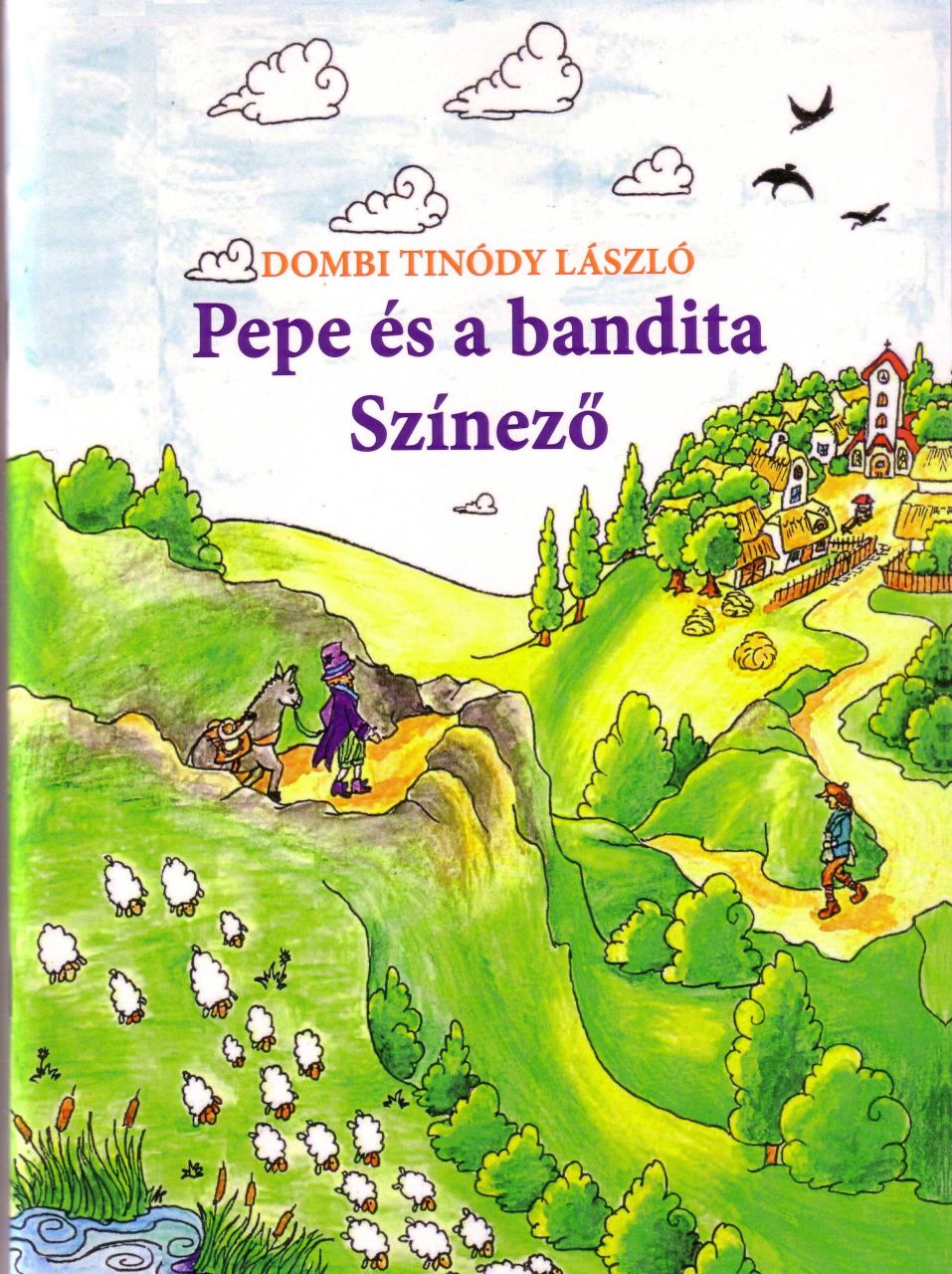 Pepe és a bandita - színező -