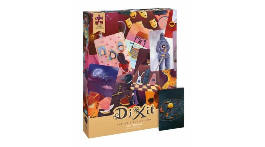 Dixit puzzle 1000 - skarlát árnyalatok (red mishmash - 08)