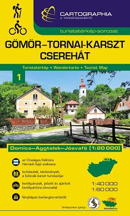 Gömör-tornai-karszt, cserehát turistatérkép