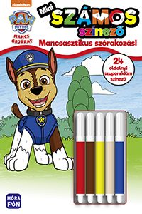 Mancs őrjárat - mini számos színező - mancsasztikus szórakozás!