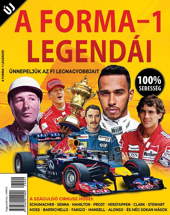 A forma-1 legendái - füles bookazine