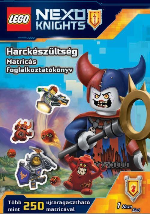 Harckészültség - matricás foglalkoztatókönyv - lego nexo knights