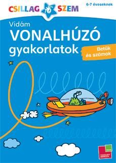 Vidám vonalhúzó gyakorlatok - betűk és számok - csillagszem