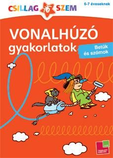 Vonalhúzó gyakorlatok - betűk és számok - csillagszem