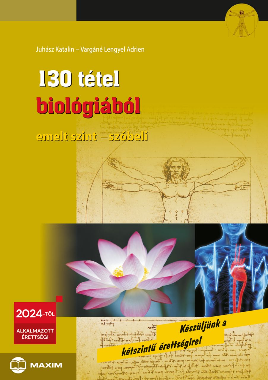 130 tétel biológiából - emelt szint - szóbeli 2024