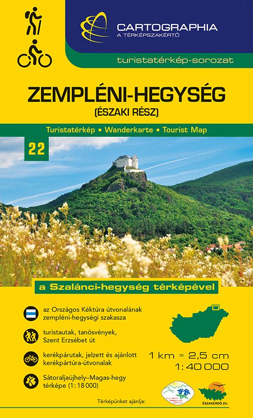 Zempléni-hegység (északi rész) turistatérkép - "sc" (2021)