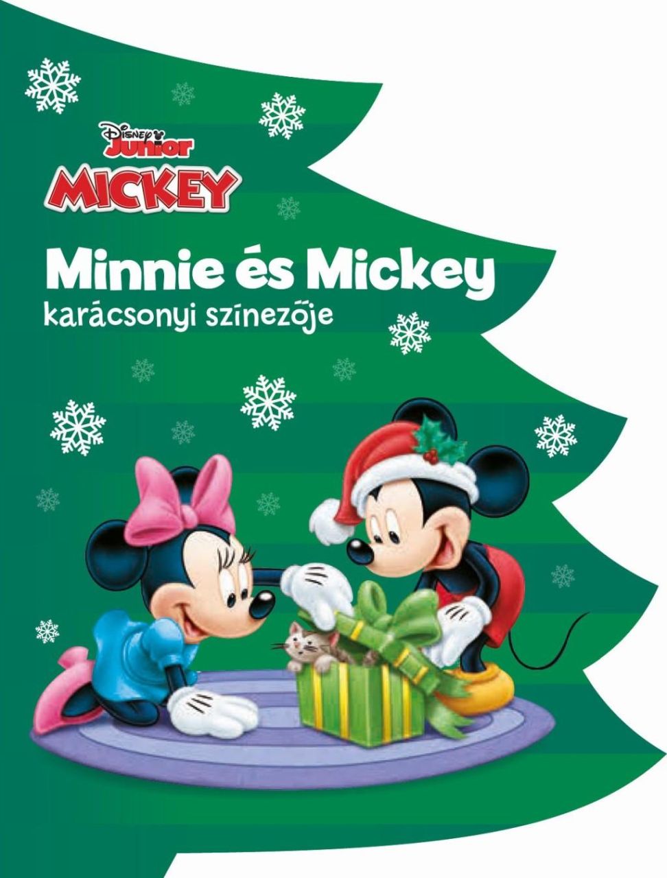 Disney - minnie és mickey karácsonyi színezője