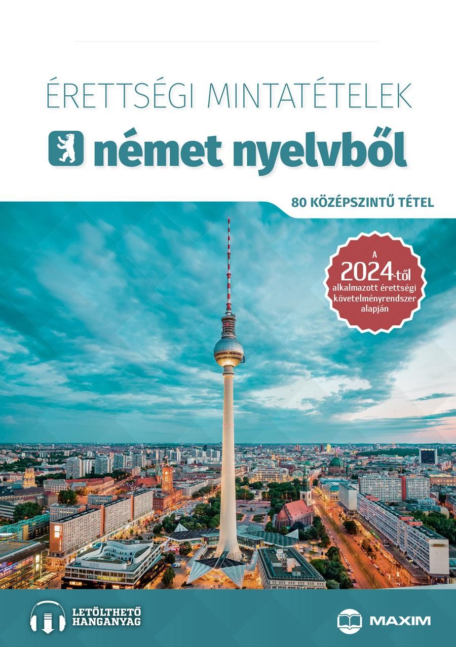 Érettségi mintatételek angol nyelvből -80 középszintű tétel 2024.