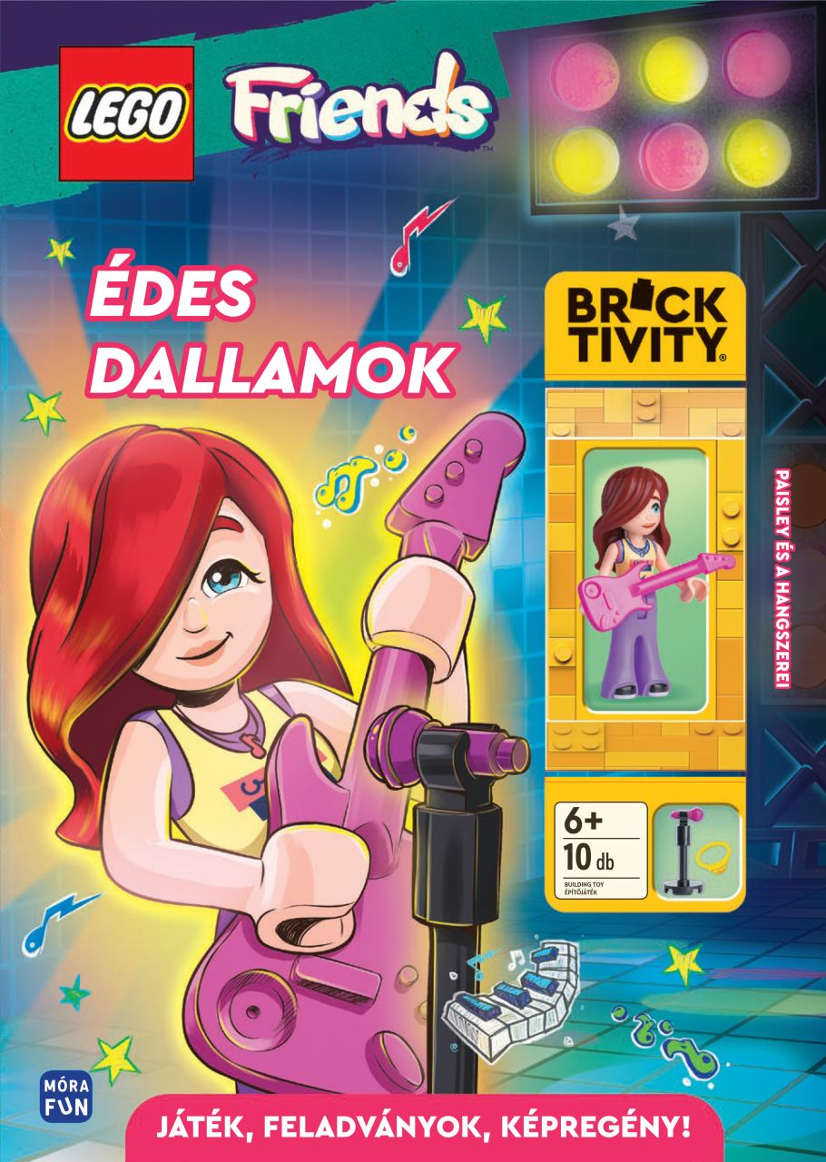 Lego friends. édes dallamok - paisley és a hangszerei minifigurával