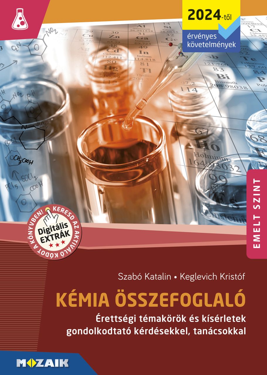 Kémia érettségi összefoglaló emelt szint (2024-től érv., ms-3330u)