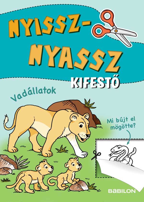 Nyissz-nyassz - vadállatok - kifestő