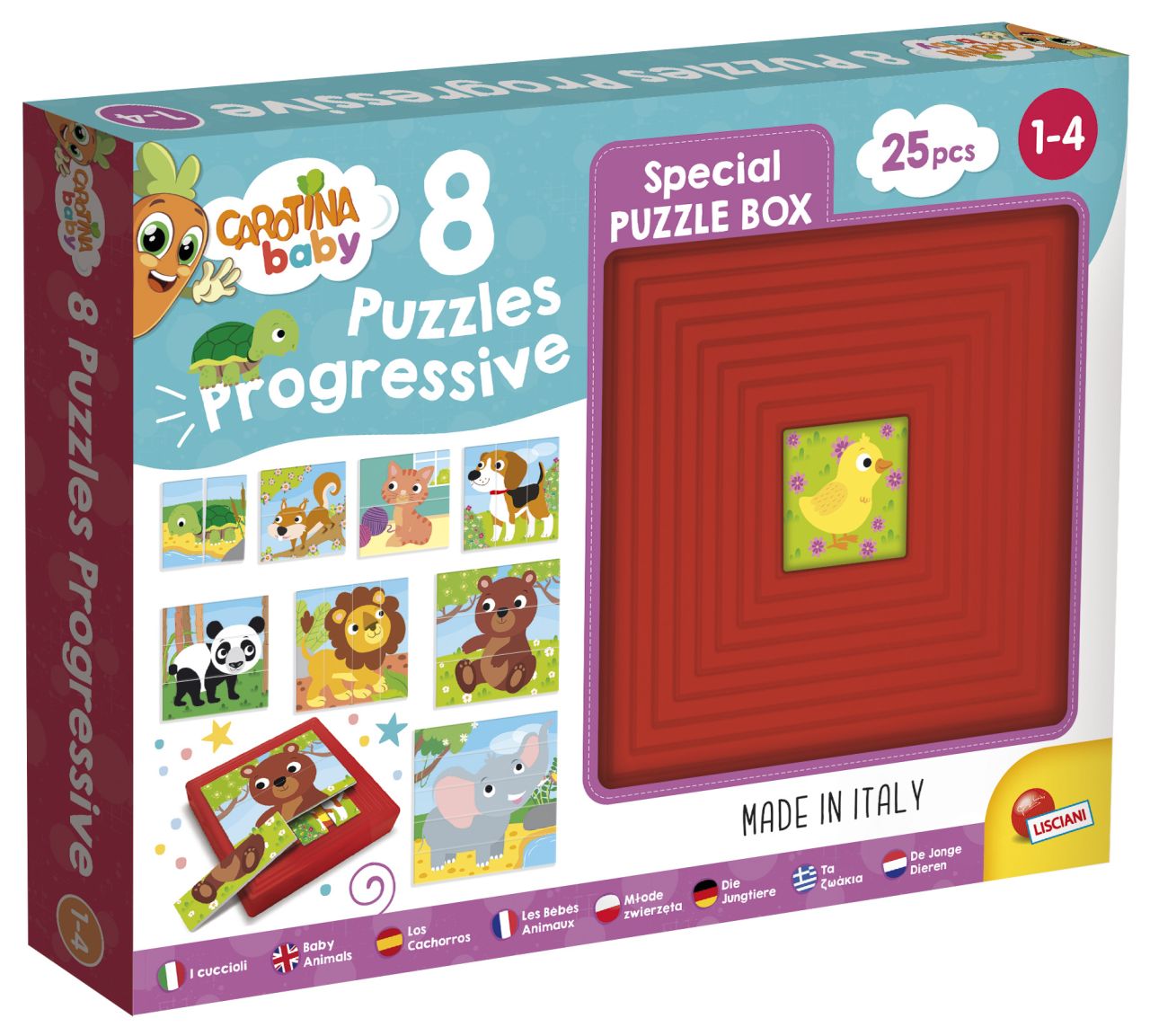 Carotina baby 9 progresszív puzzle kölykök