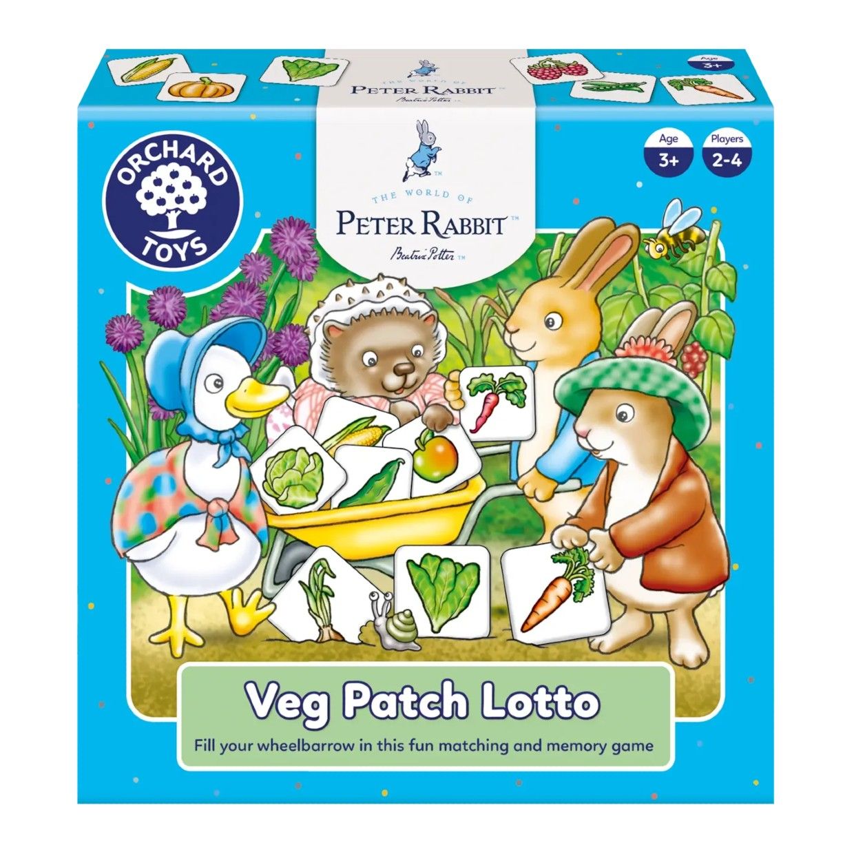 Nyúl péter, gyümölcs-zöldség lottó / veg patch lotto / orchard / peter rabbit