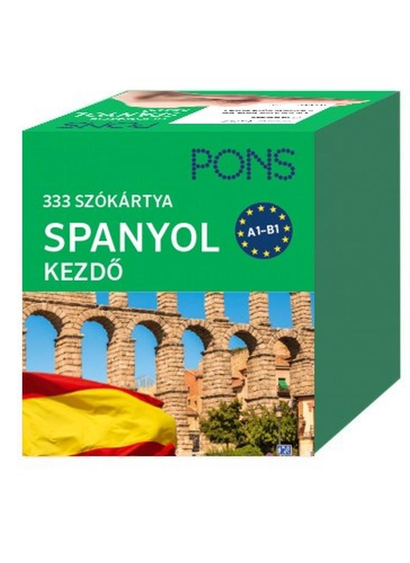 Pons szókártyák - 333 szókártya spanyol kezdőcsomag