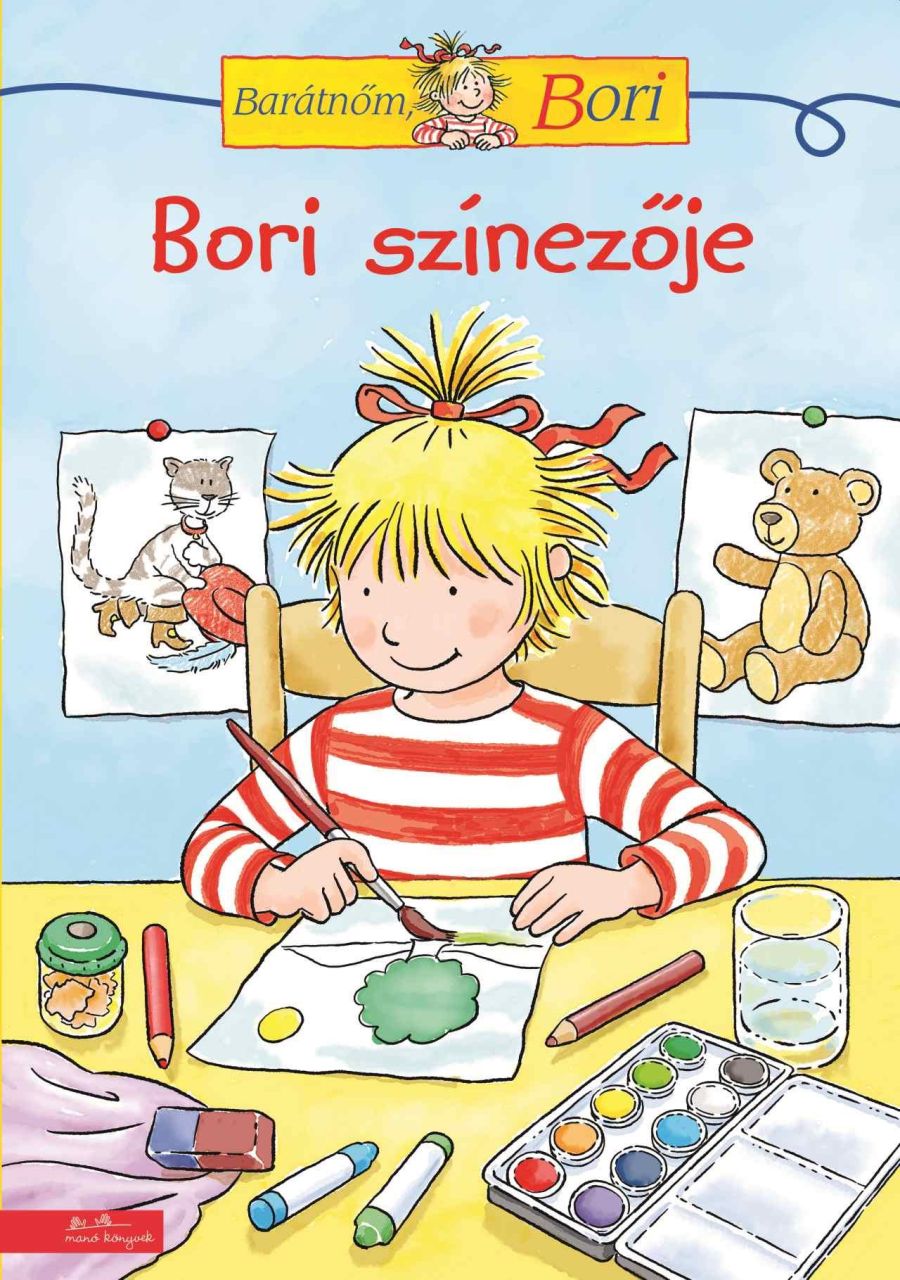 Bori színezője - barátnőm, bori foglalkoztató