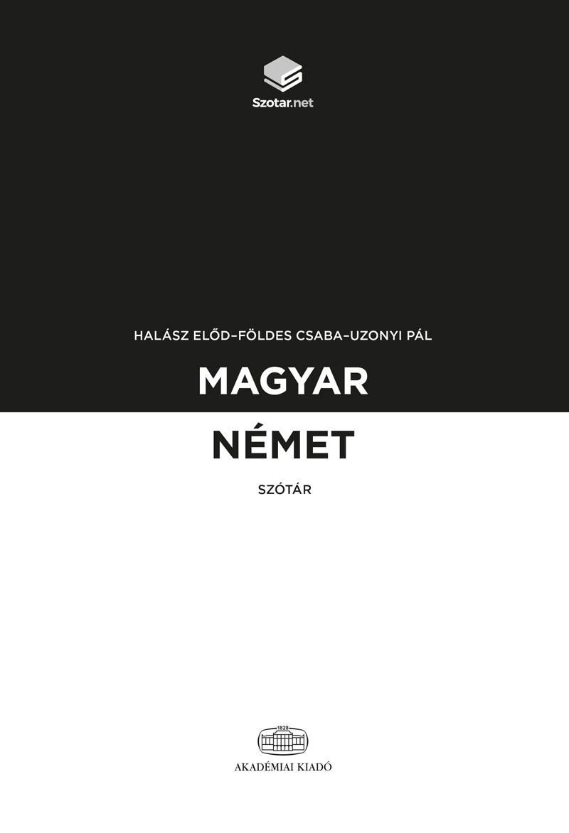 Magyar-német szótár + online szótárcsomag