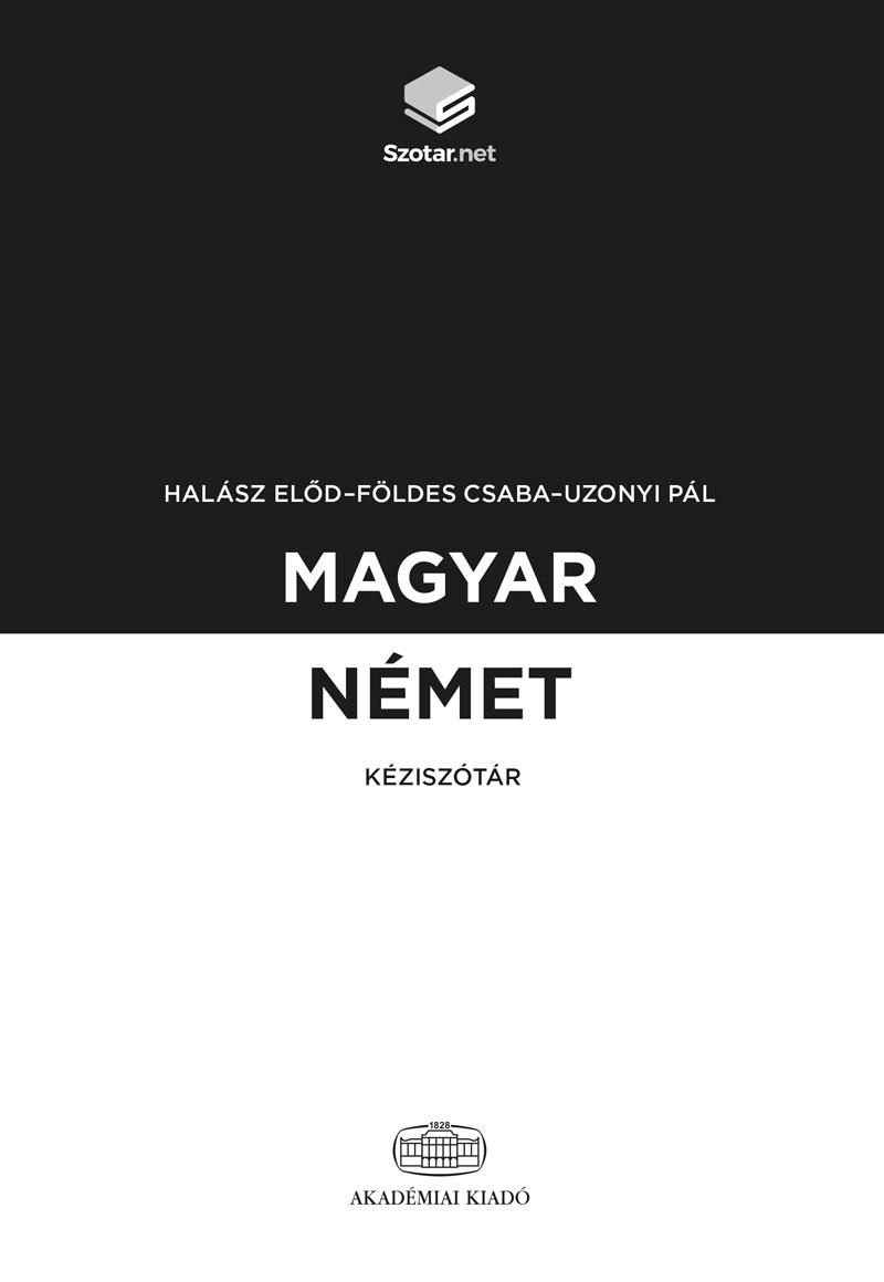 Magyar-német kéziszótár + online szótárcsomag