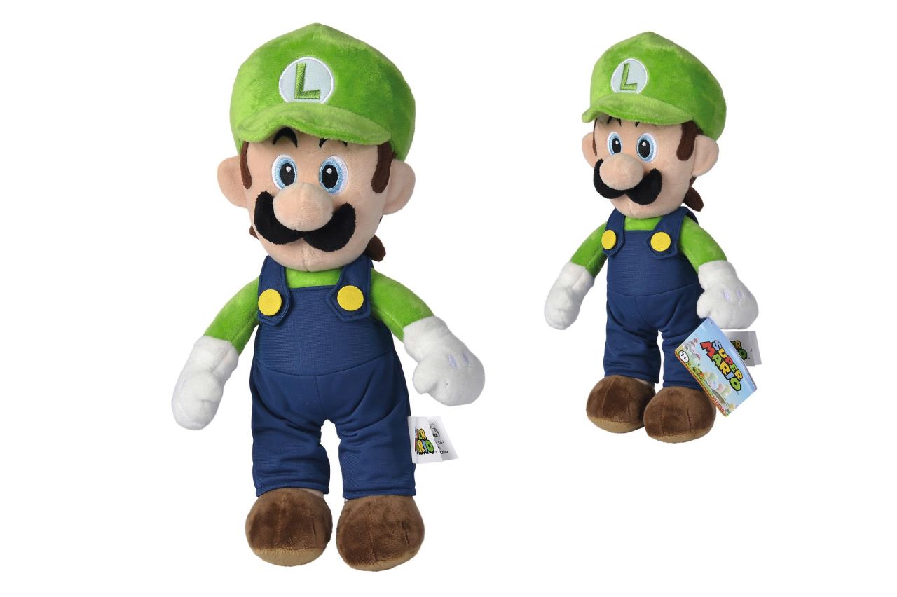 Super mario luigi plüss, 30cm