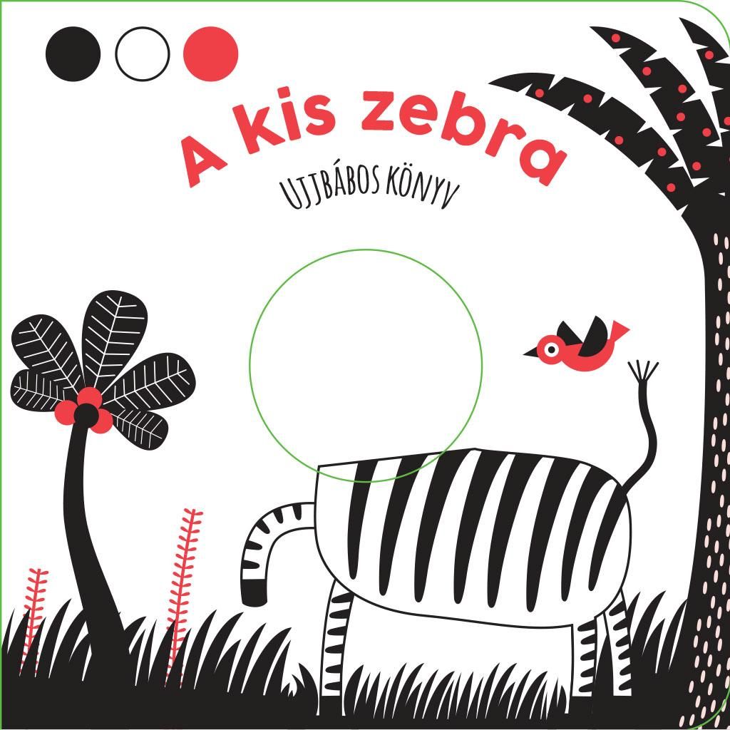 A kis zebra - ujjbábos könyv