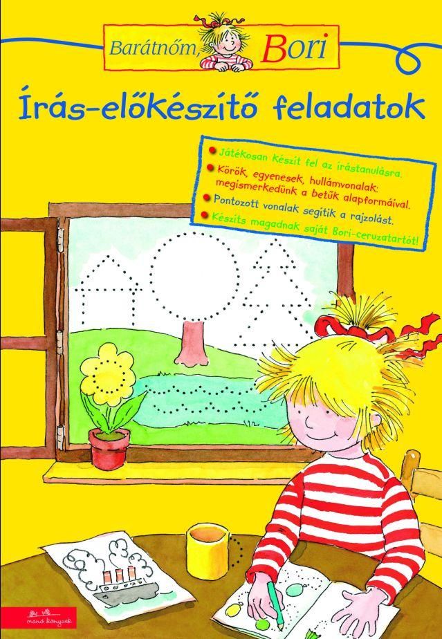 Írás-előkészítő feladatok - barátnőm, bori foglalkoztató