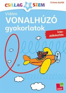 Vidám vonalhúzó gyakorlatok - írás-előkészítés - csillagszem