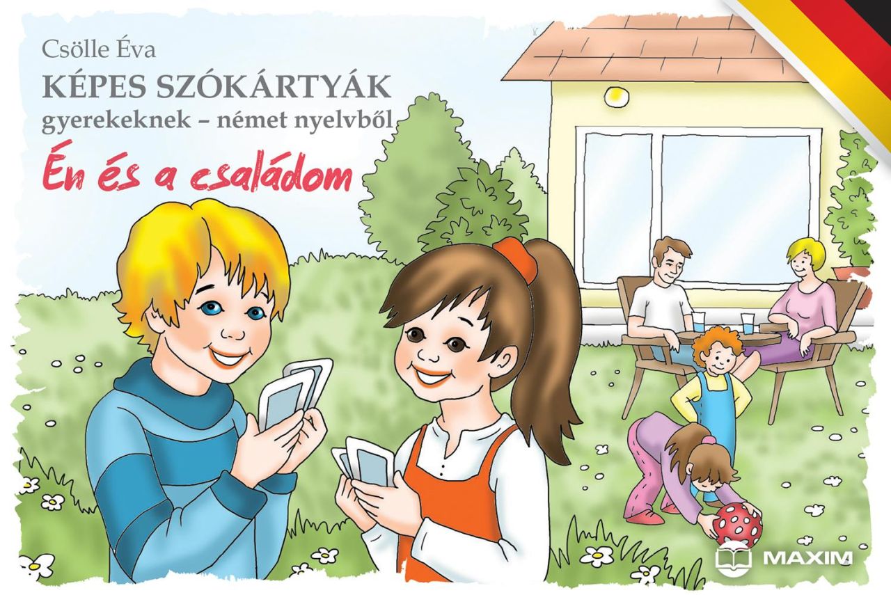 Én és a családom - képes szókártyák gyerekeknek német nyelvből