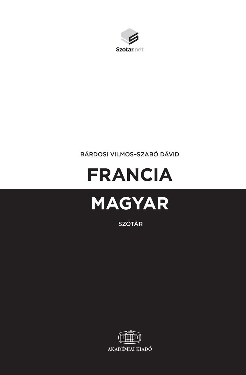 Francia-magyar szótár + online szótárcsomag